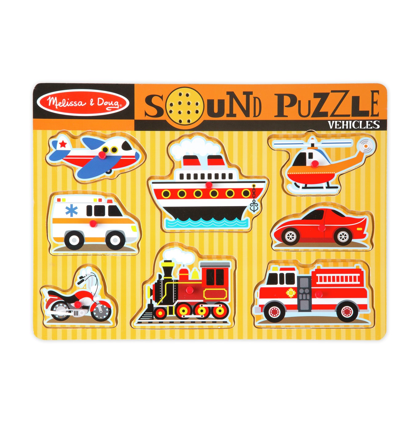 Melissa & Doug Vehicle and Sounds Puzzle