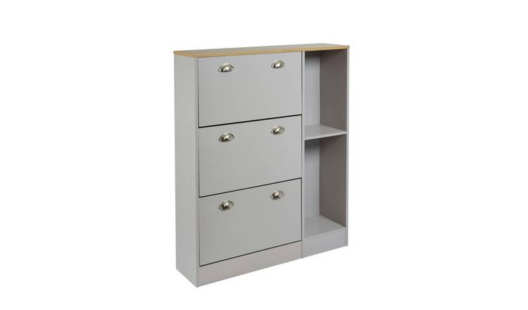 Argos shoe deals cabinet grey