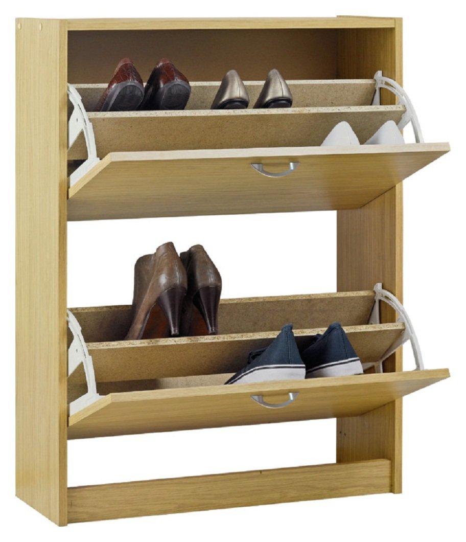 Argos Home Maine Shoe Storage Cabinet - Oak 