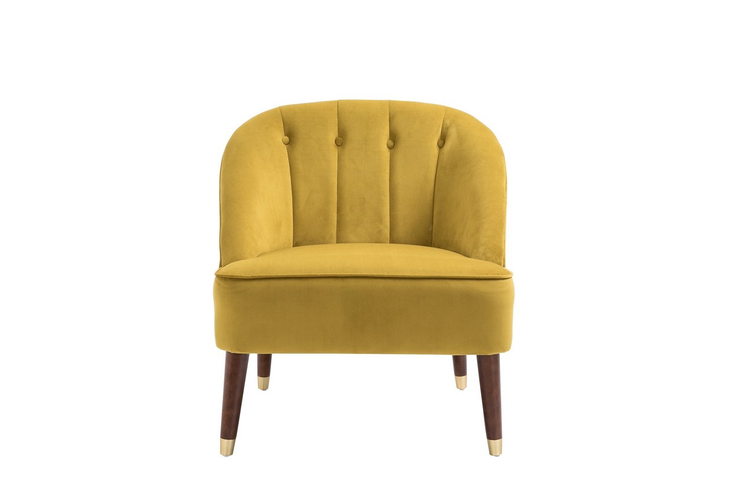 Birlea Alexa Fabric Accent Chair - Mustard