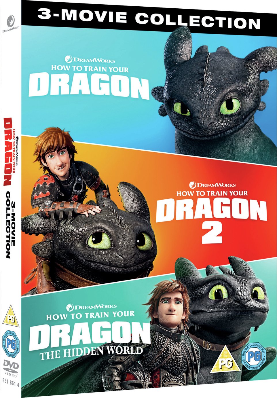 How to Train Your Dragon 3 Movie Collection DVD Box Set