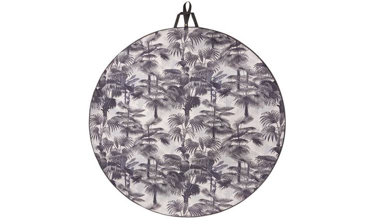 Buy Habitat Palm Print Round Picnic Blanket Picnic blankets and