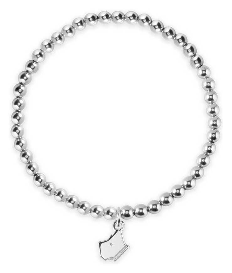 Radley Sterling Silver Ball Chain Dog Bracelet