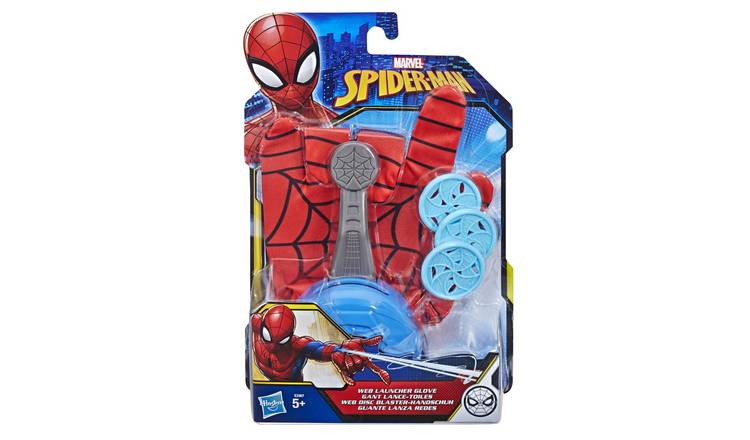 Disney Spider Mans Toys Kid Wrist Launcher Toy Set Super Hero Movie Figures  Cosplay Glove Soft Bullet Birthday Gift for Children