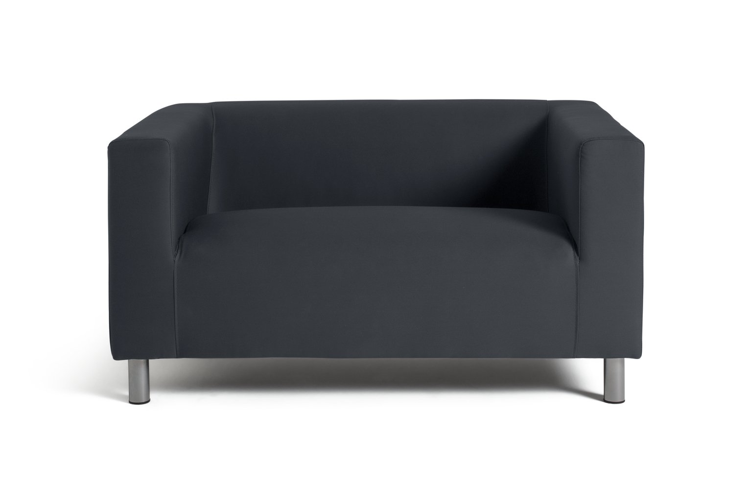 Argos Home Moda Small Fabric 2 Seater Sofa - Grey