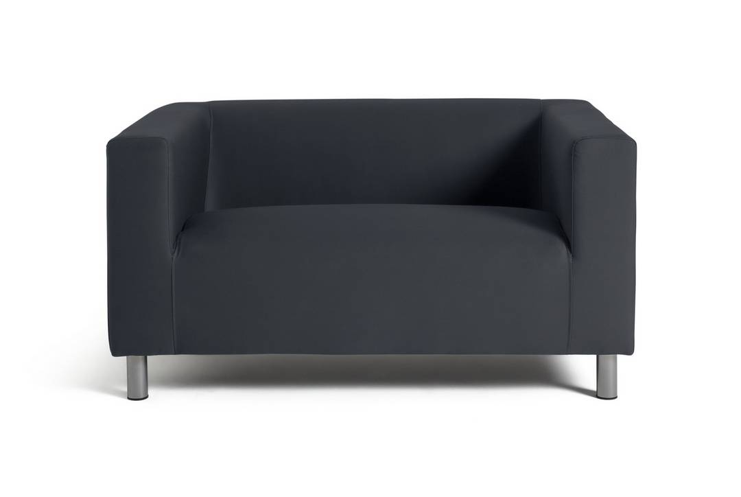 Habitat Moda Small Fabric 2 Seater Sofa - Grey