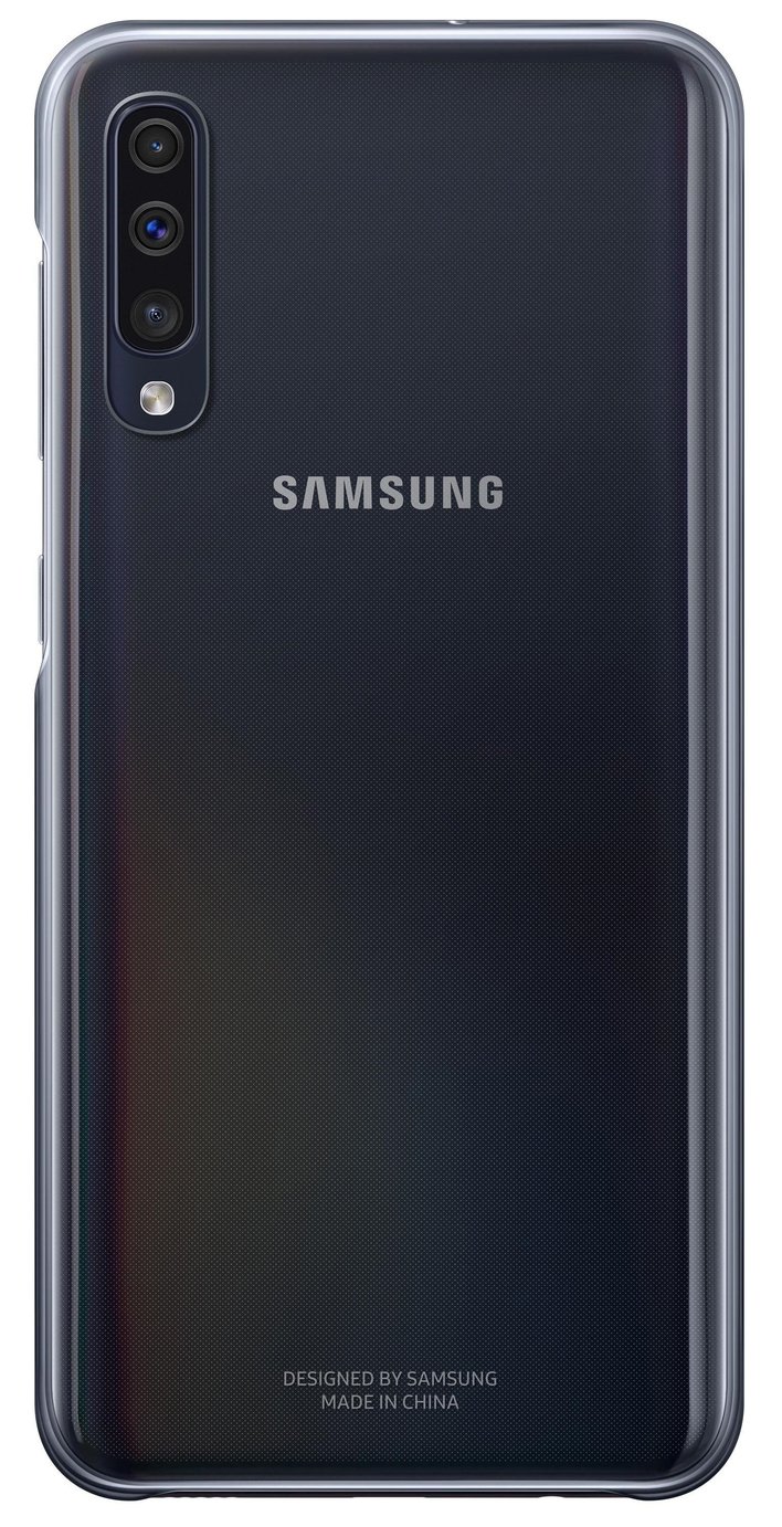 Samsung Galaxy A50 Gradation Phone Cover - Black