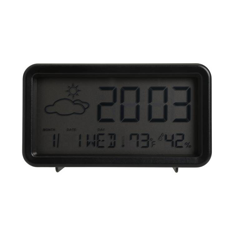 Buy Constant LCD Display Digital Alarm Clock - Black | Clocks