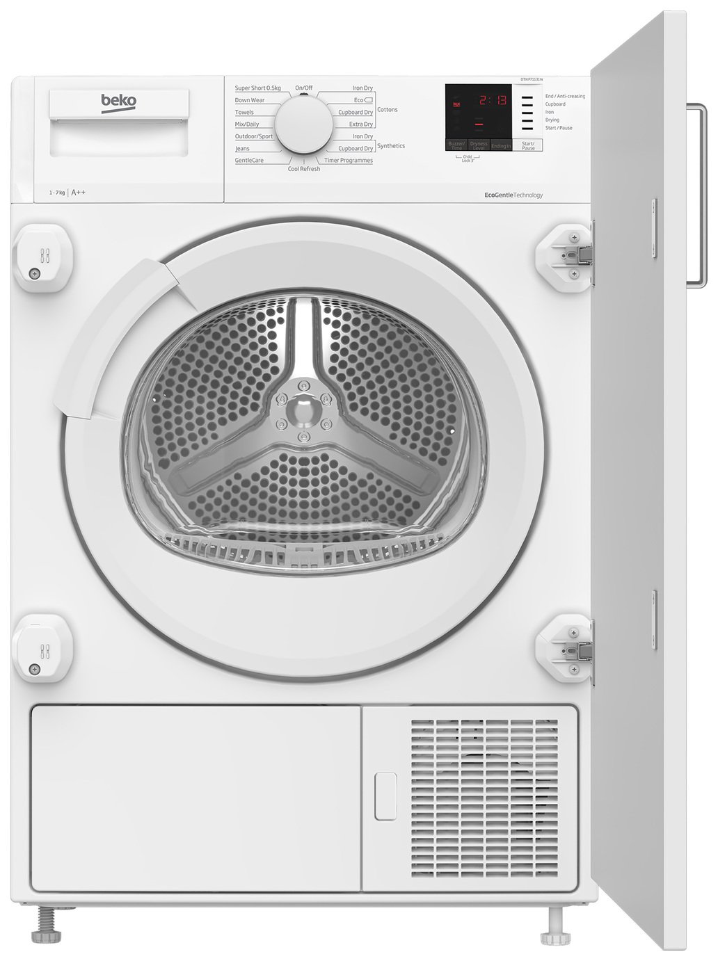 Buy Beko DTIKP71131W 7KG Integrated Heat Pump Tumble Dryer | Tumble ...