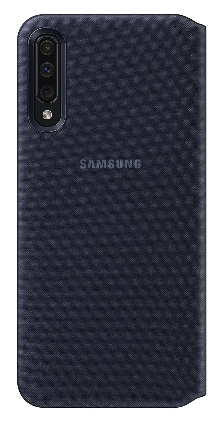 Samsung Galaxy A50 Wallet Phone Cover - Black