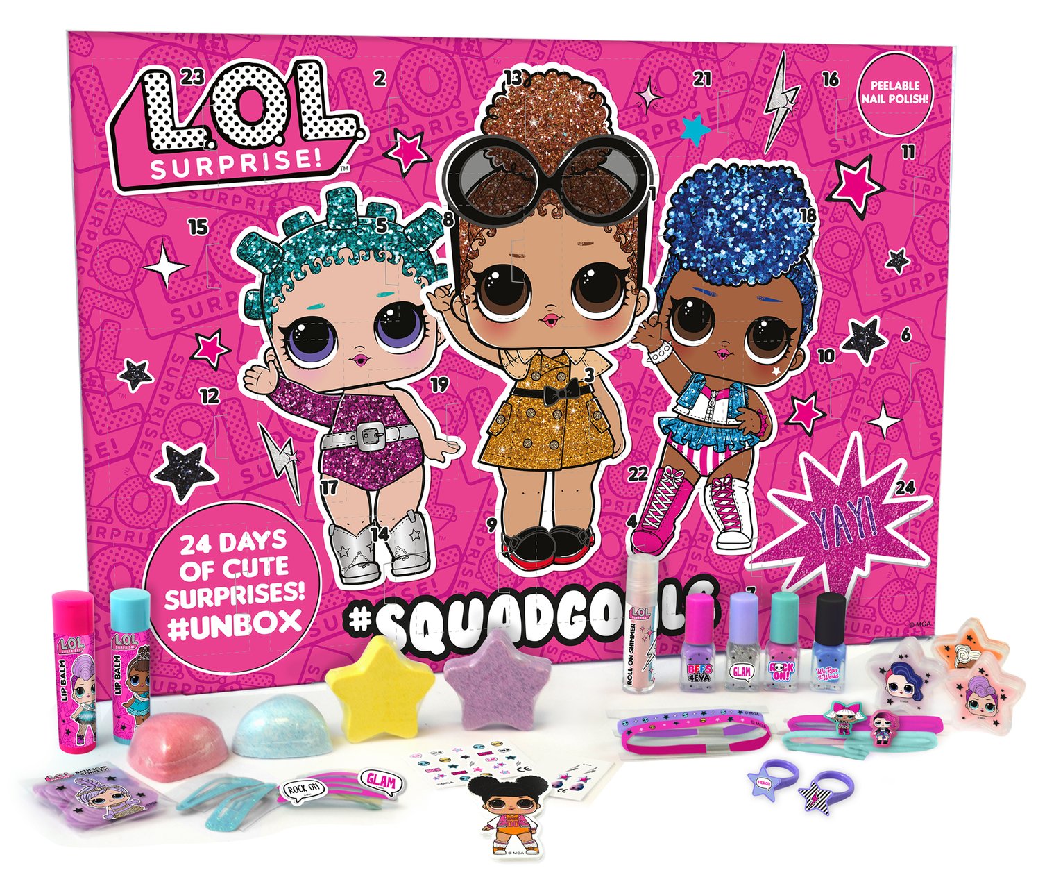 argos lol glam glitter