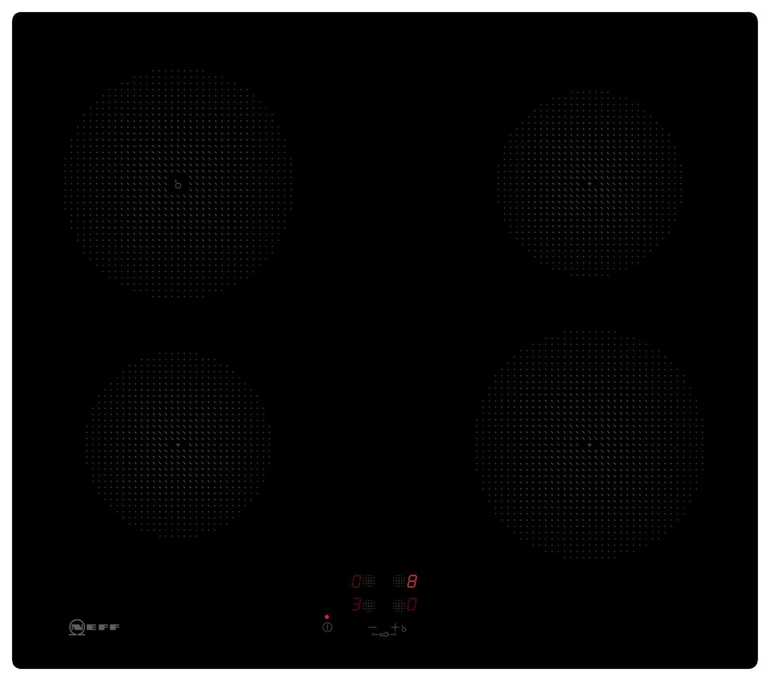 Neff T36CA50X1U 60cm Induction Hob - Black