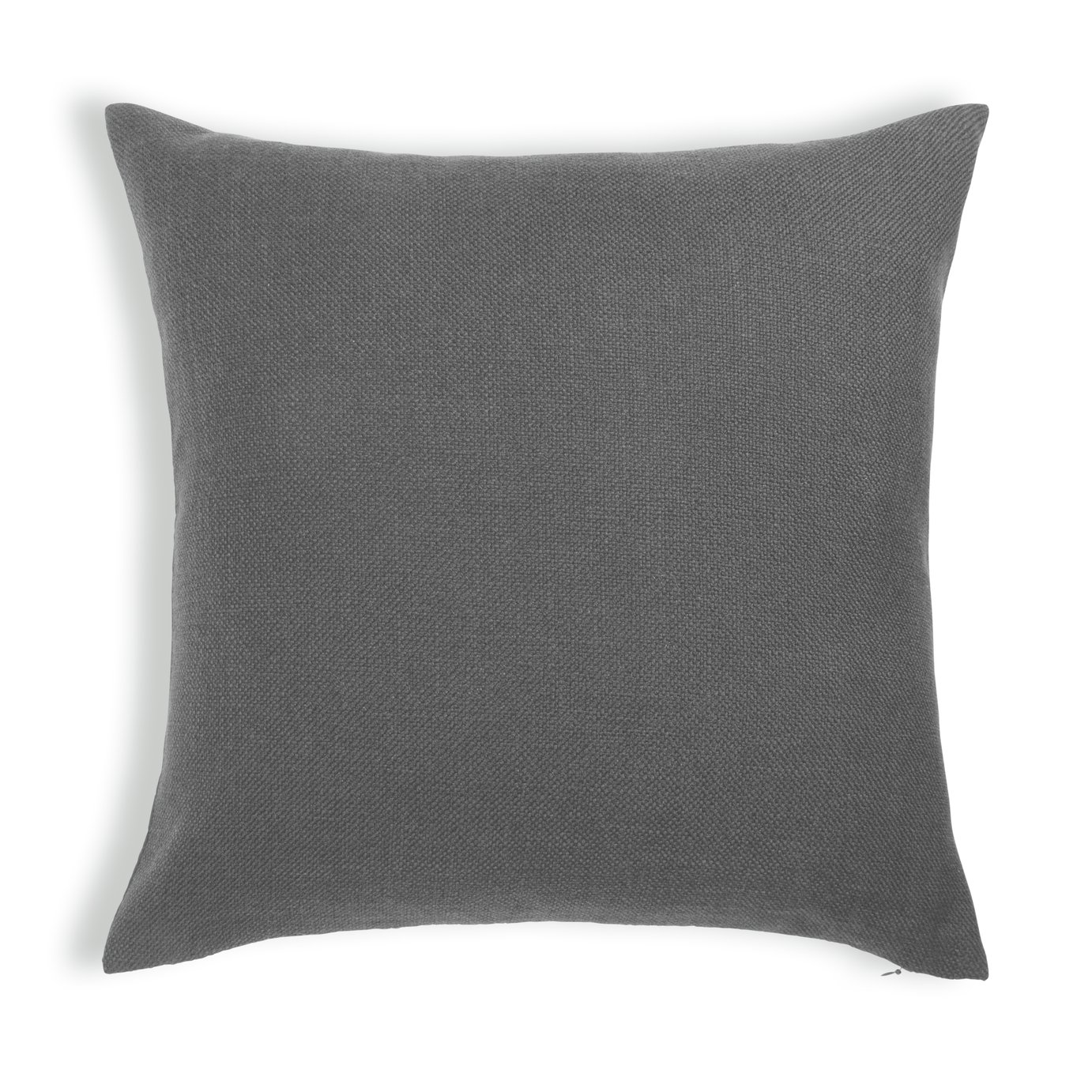 Habitat Basket Weave Cushion Cover - Grey - 43x43cm