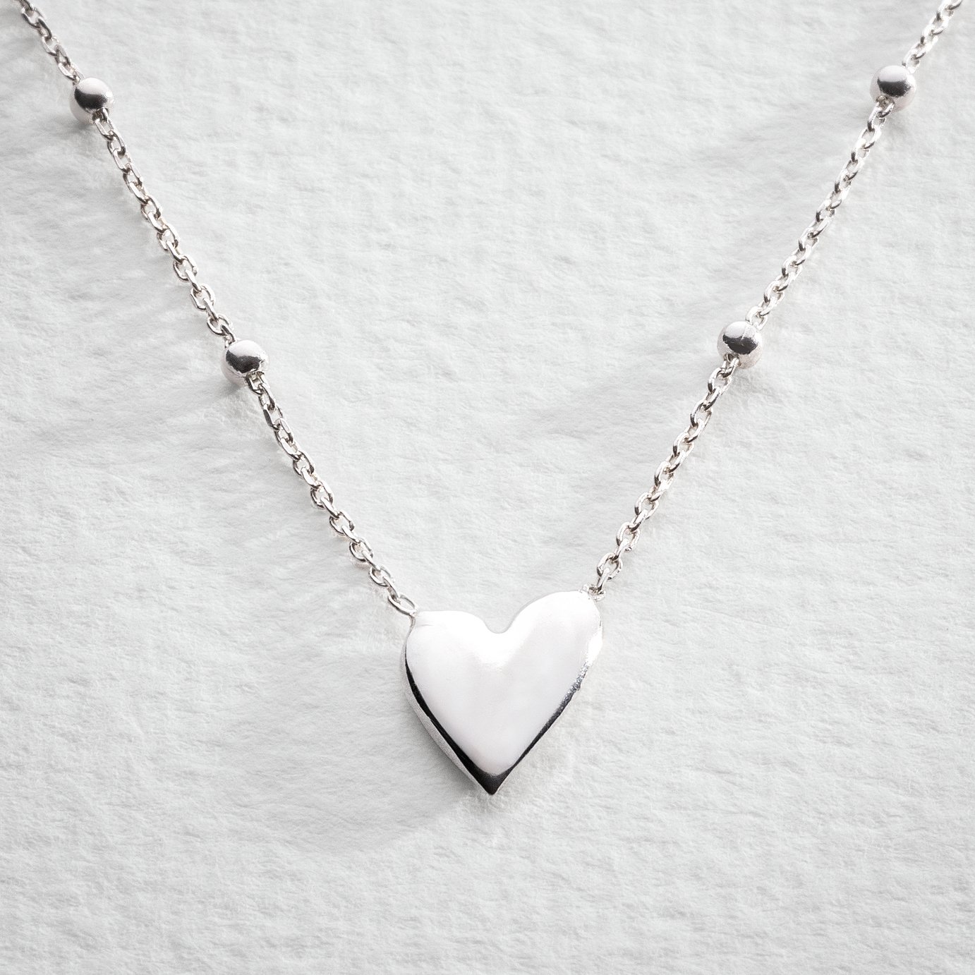 Revere Sterling Silver Heart Necklace