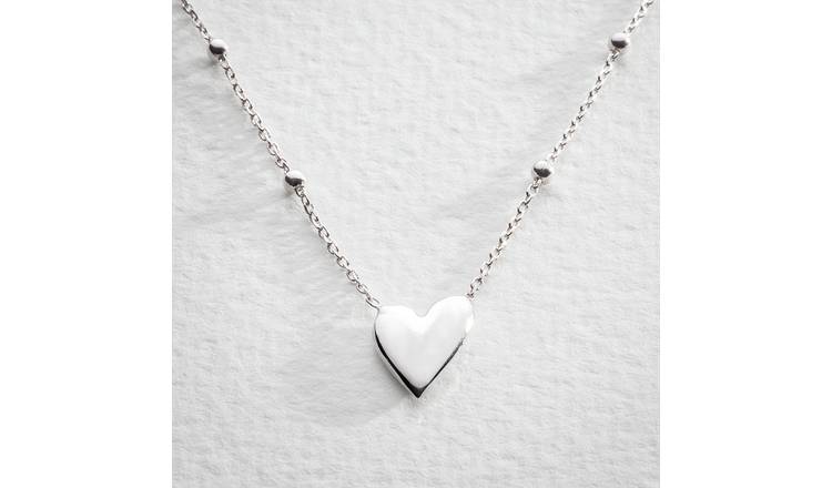 White gold necklace on sale argos