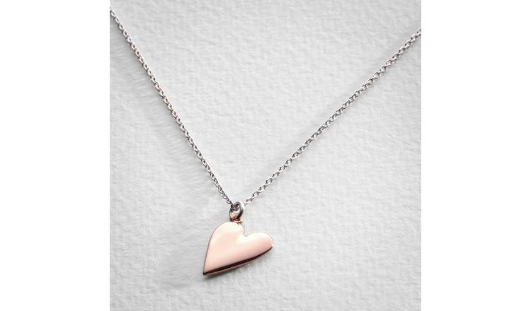 Gold heart sale necklace argos