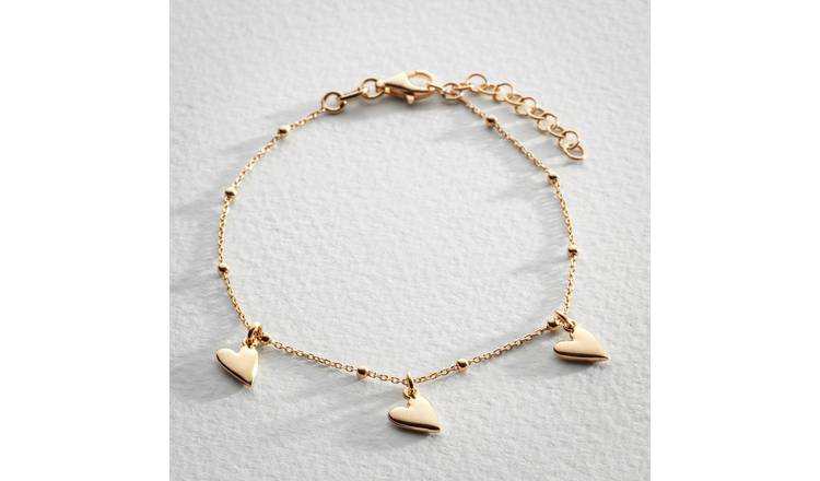 Gold on sale bracelets argos