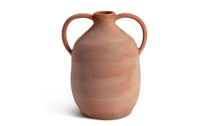 Habitat Ceramic Jug with Handles - Terracotta