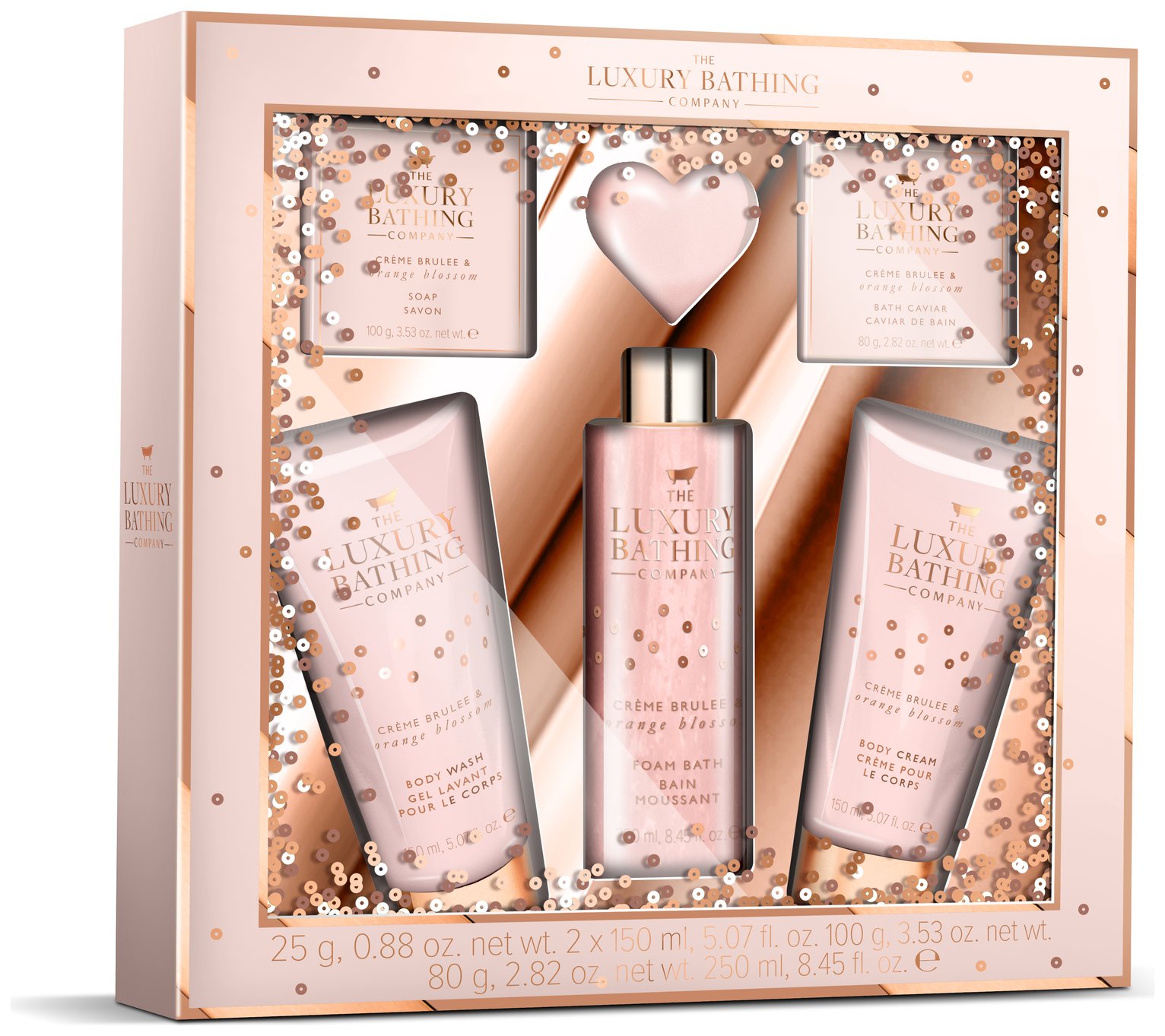 The Luxury Bathing Company Creme Brule Gift Set