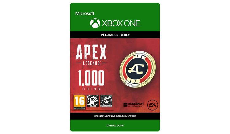 Buy Apex Legends 1000 Coins Xbox One Receipt Code Xbox Game Currency Argos