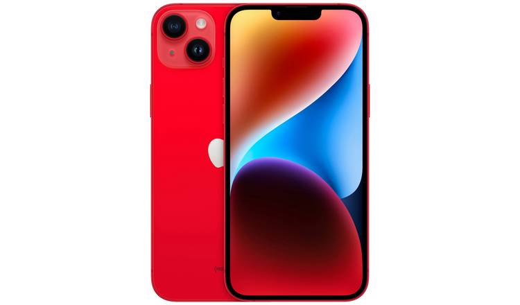 SIM Free iPhone 14 Plus 5G 256GB Mobile Phone - Product Red