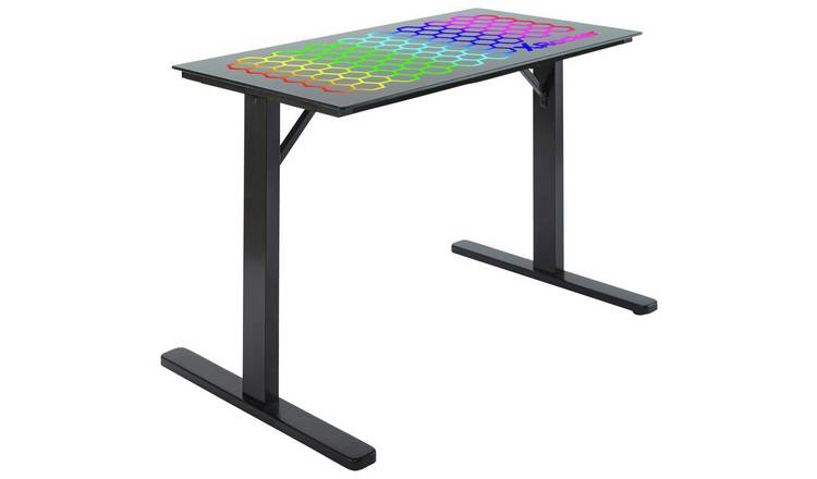 X Rocker Spectrum Gaming Desk - Black