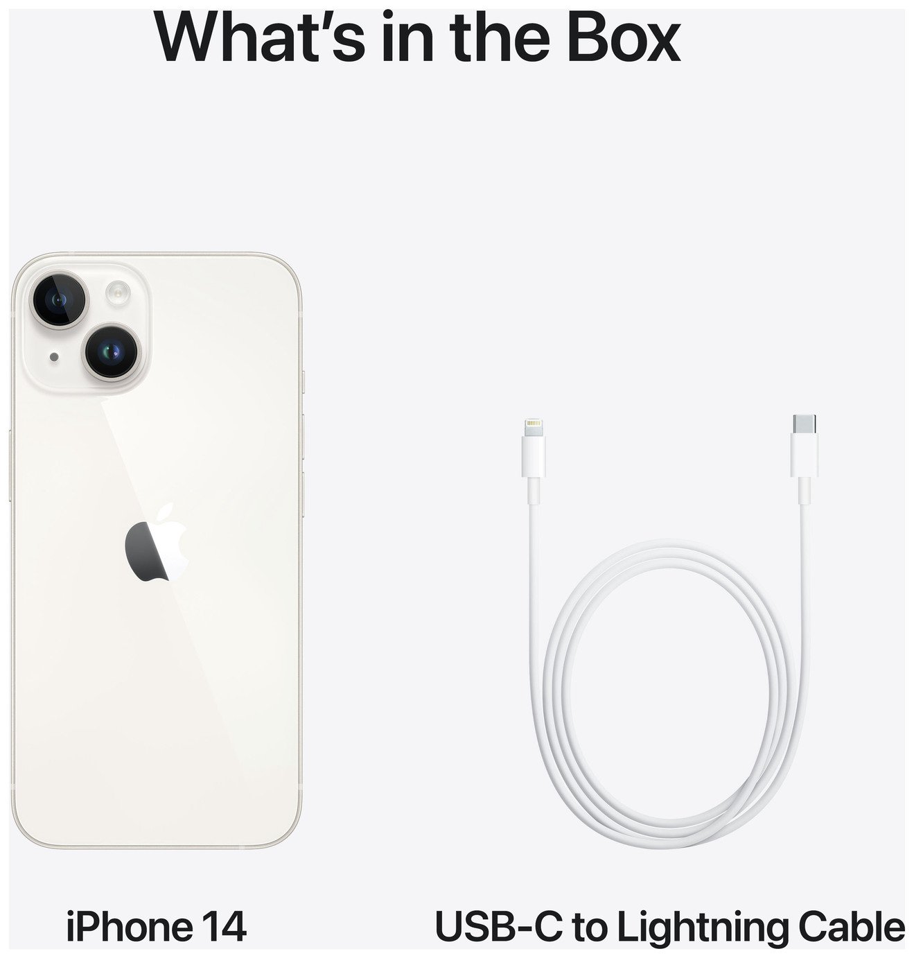 Buy SIM Free iPhone 14 5G 128GB Mobile Phone - Starlight | SIM