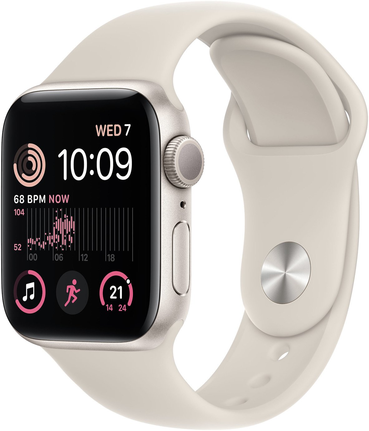Apple Watch SE GPS 40mm Alu Case/Starlight Sport Band 2022