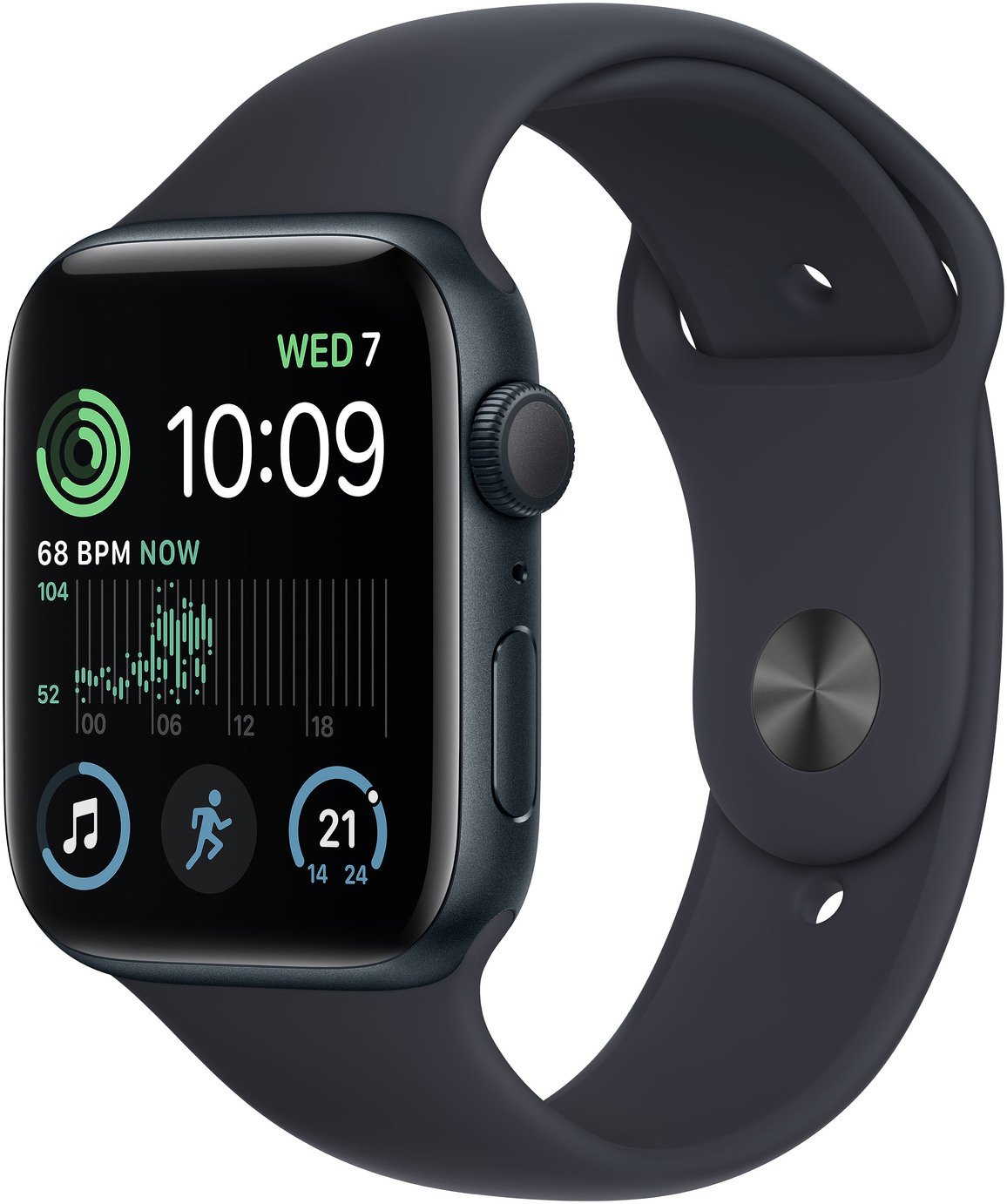 Apple Watch SE GPS 44mm Alu Case/Midnight Sport Band 2022
