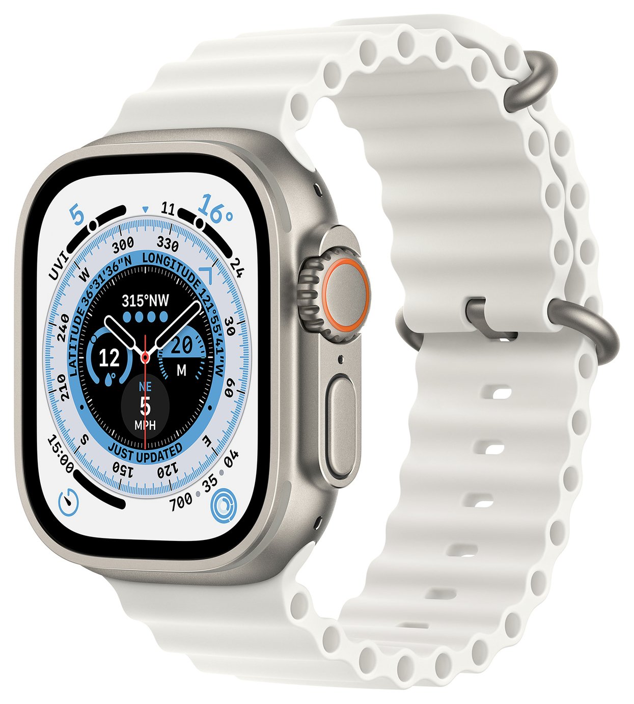 Apple Watch Ultra Cell 49mm Titanium Case/ White