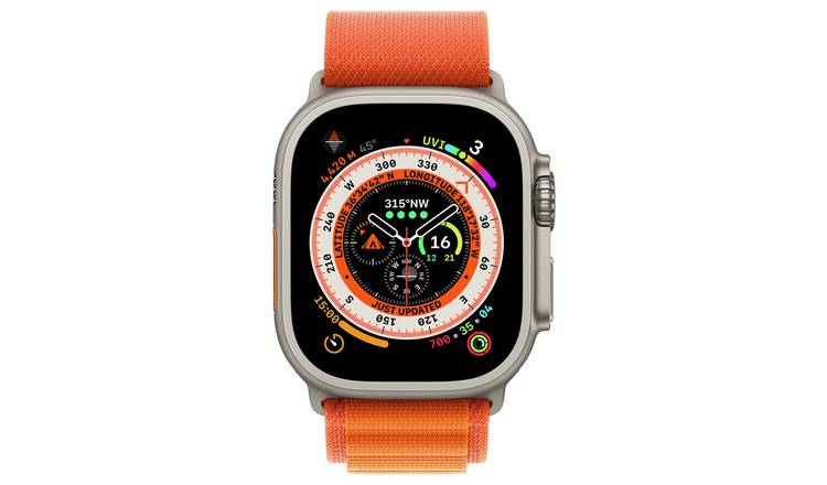 Buy Apple Watch Ultra 49mm Titanium Case Orange Small Fitness