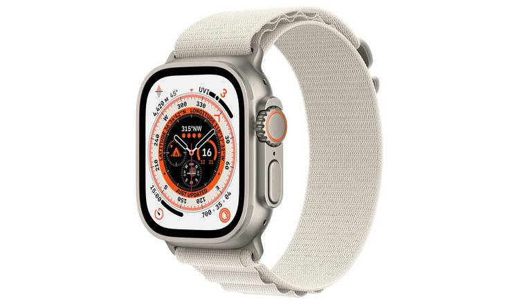 Buy Apple Watch Ultra 49mm Titanium Case/ Starlight - Medium