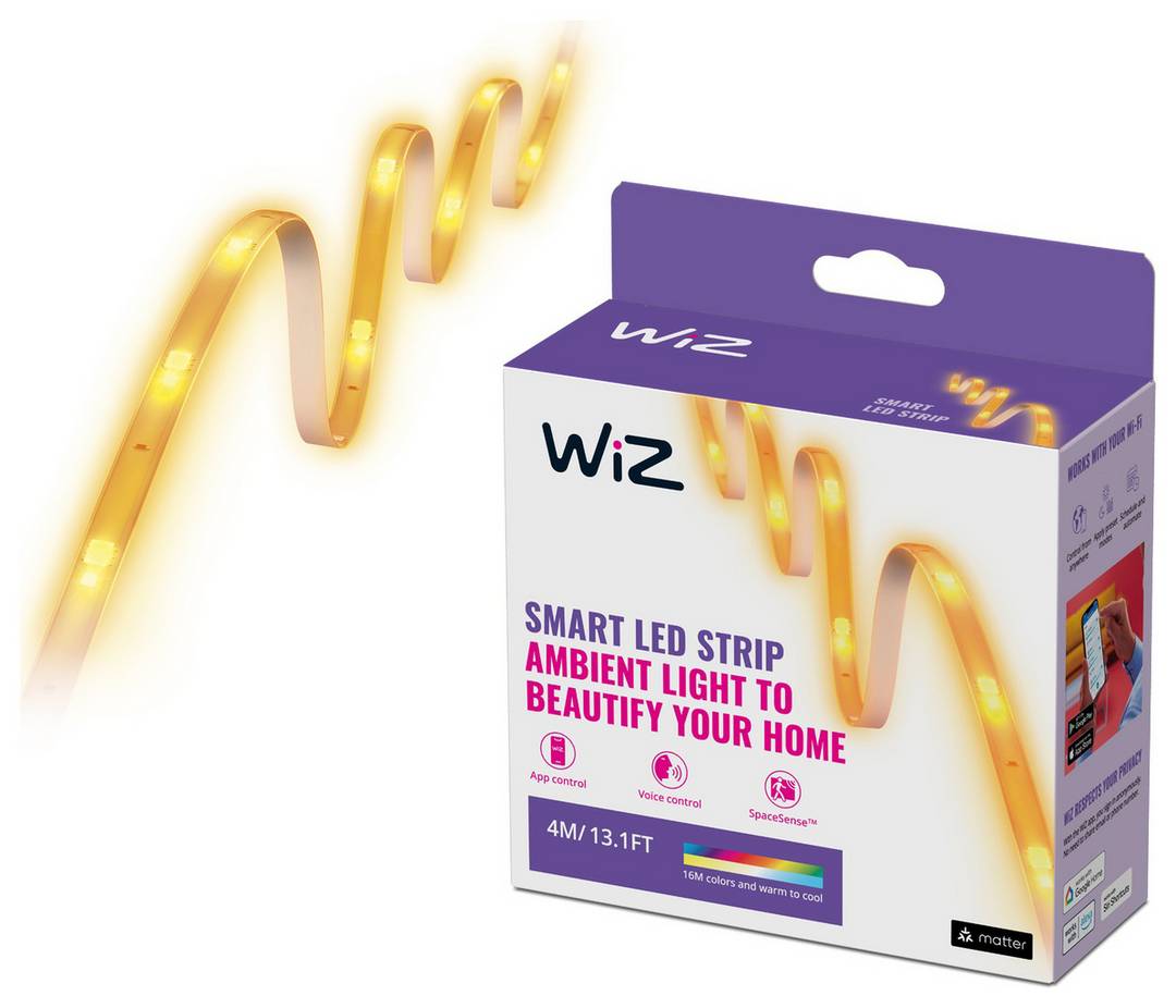 WiZ Colour & Tunable Smart Wi-Fi LED 4M Lightstrip