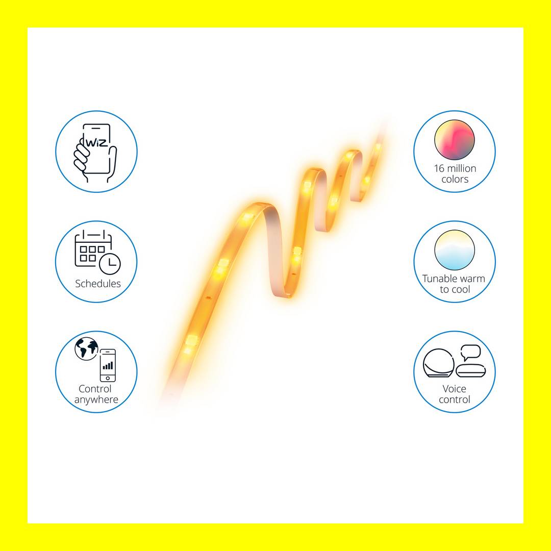 WiZ Colour & Tunable Smart Wi-Fi LED 4M Lightstrip