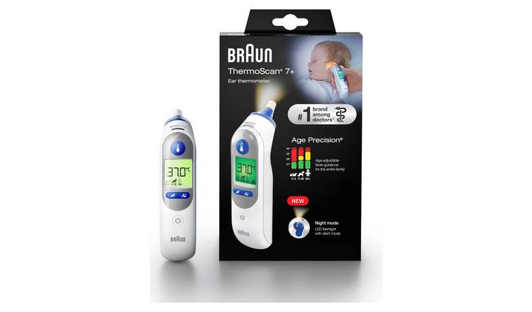 Buy Braun IRT6525 ThermoScan 7+ Ear Thermometer with Night mode, Thermometers