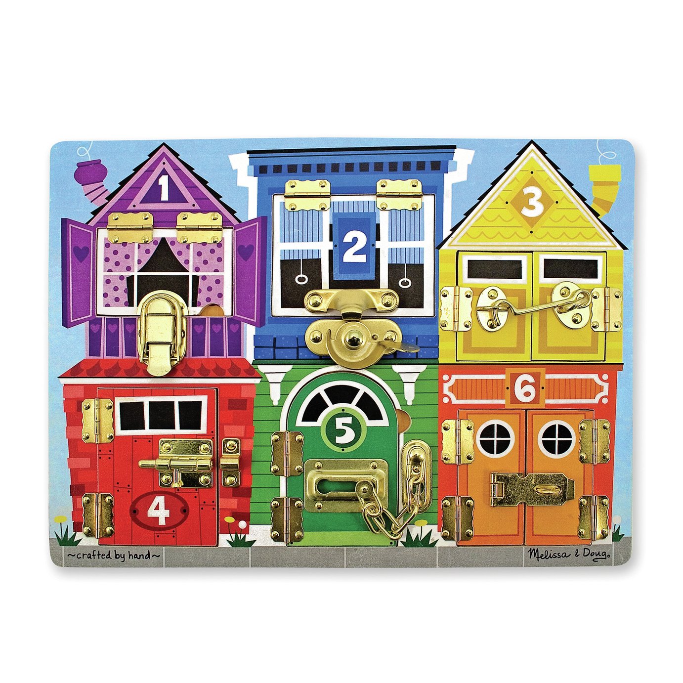 melissa and doug lock and latch board