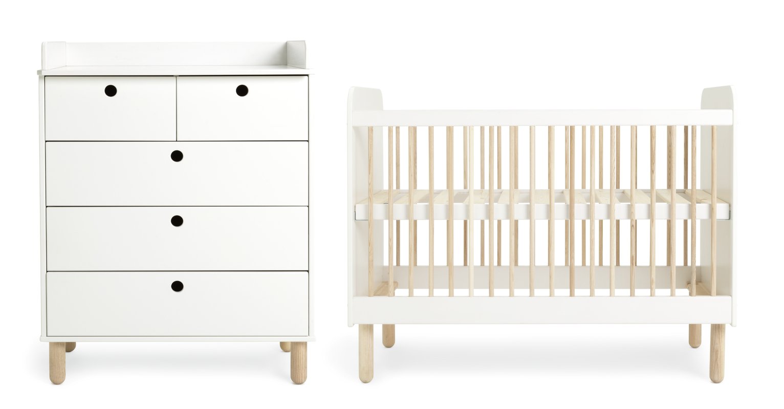 Habitat Eden 2 Piece Nursery Furniture Set -White