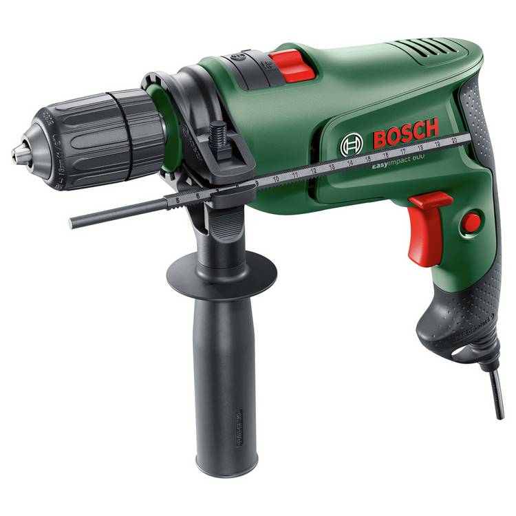 Bosch EasyImpact 600 Corded Hammer Drill - 600W 0