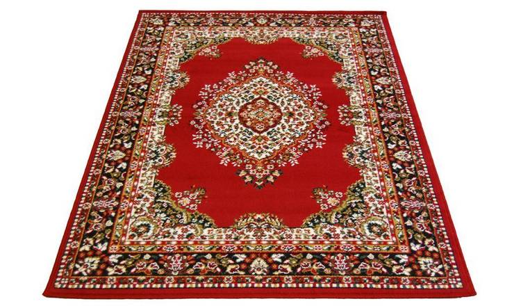 Buy Maestro Traditional Rug Red 200 X 290cm Rugs Argos