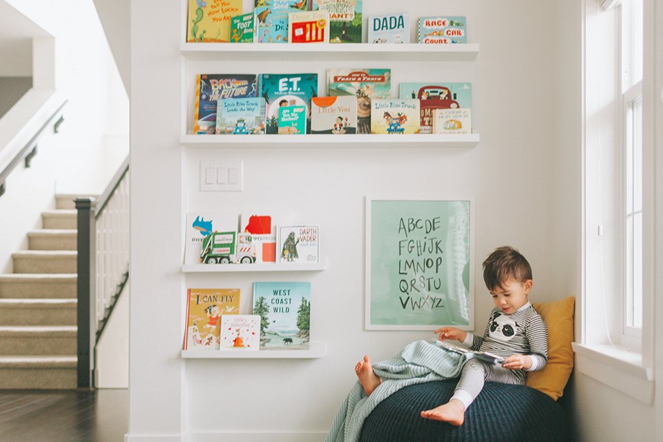 playroom wall storage