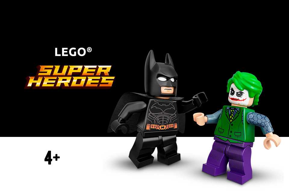 LEGO® Batman and Joker toys.