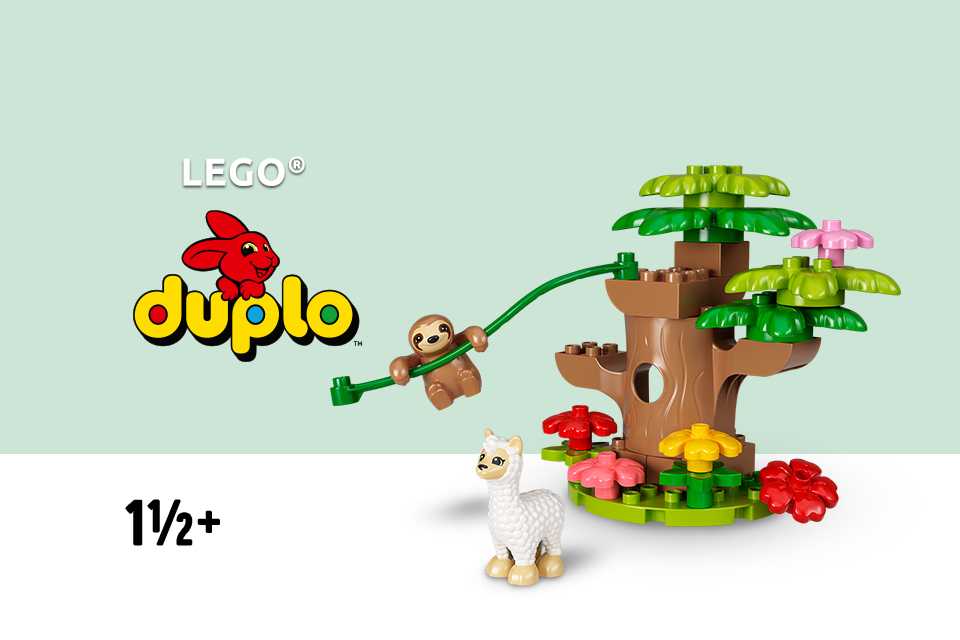 A LEGO® DUPLO Wild Animals of South Africa toy set.