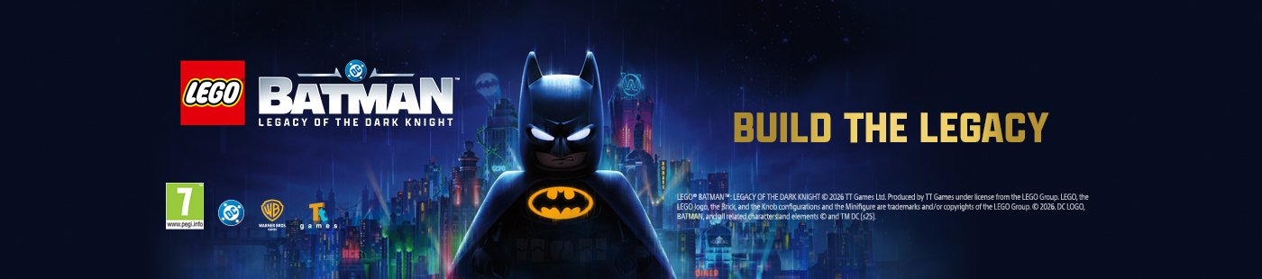 LEGO®. Batman legacy of the dark knight. Build the legacy.