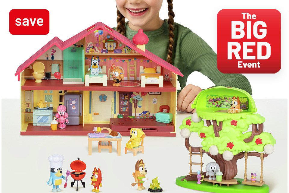 The Big Red Event. Save 50% on selected lines this Big Red. Use code RED50
