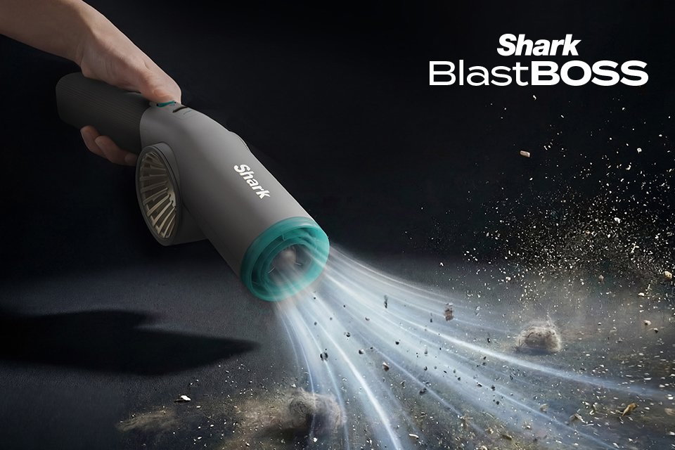 Cleaning doesn't have to suck. Blast the mess with the indoor and outdoor air blasting system.