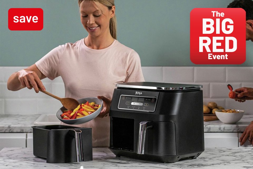 The Big Red Event. Save up to 30% on selected small household appliances using codes RED10, RED20, RED30 or RED50.