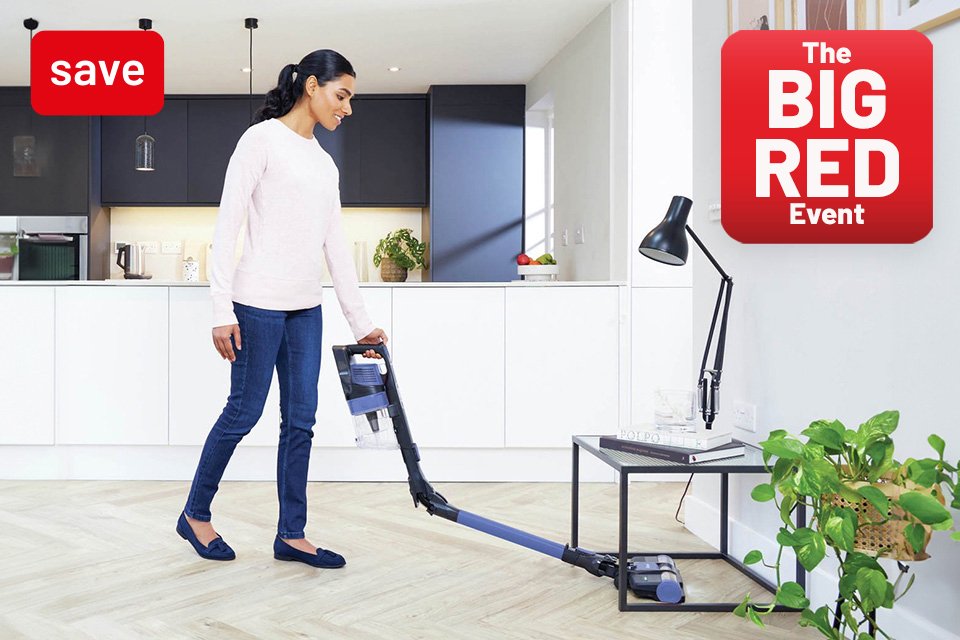 The Big Red Event. Save up to 30% on selected floorcare using code RED10, RED20, RED30 or RED50.