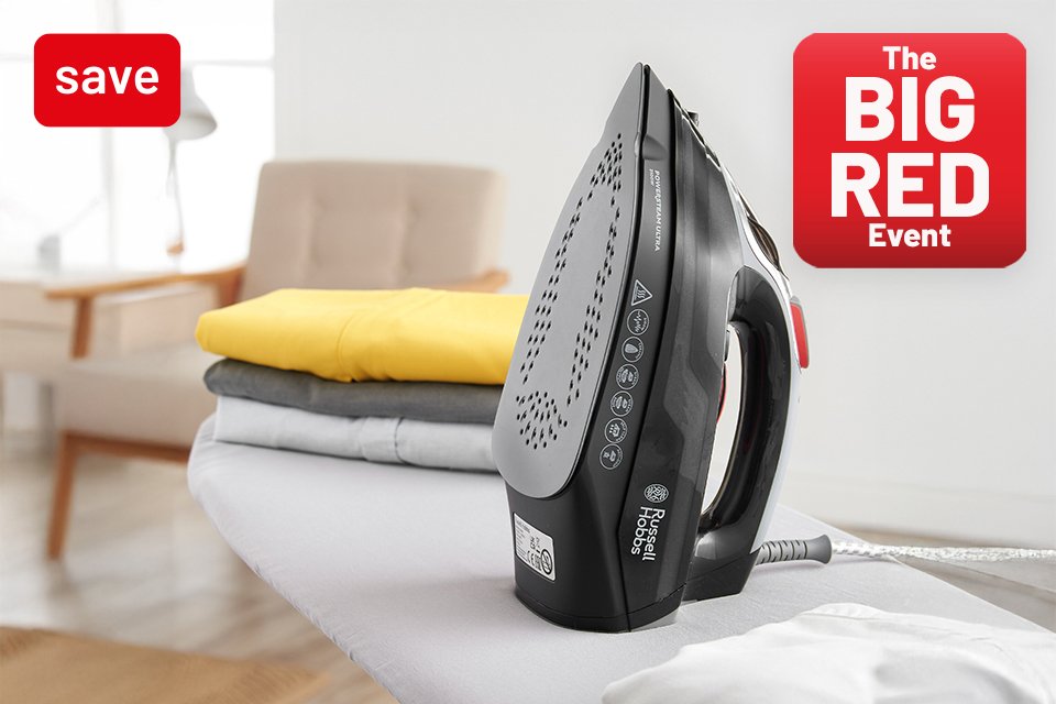 The Big Red Event. Save up to 30% on selected irons using code RED10, RED20 or RED30.
