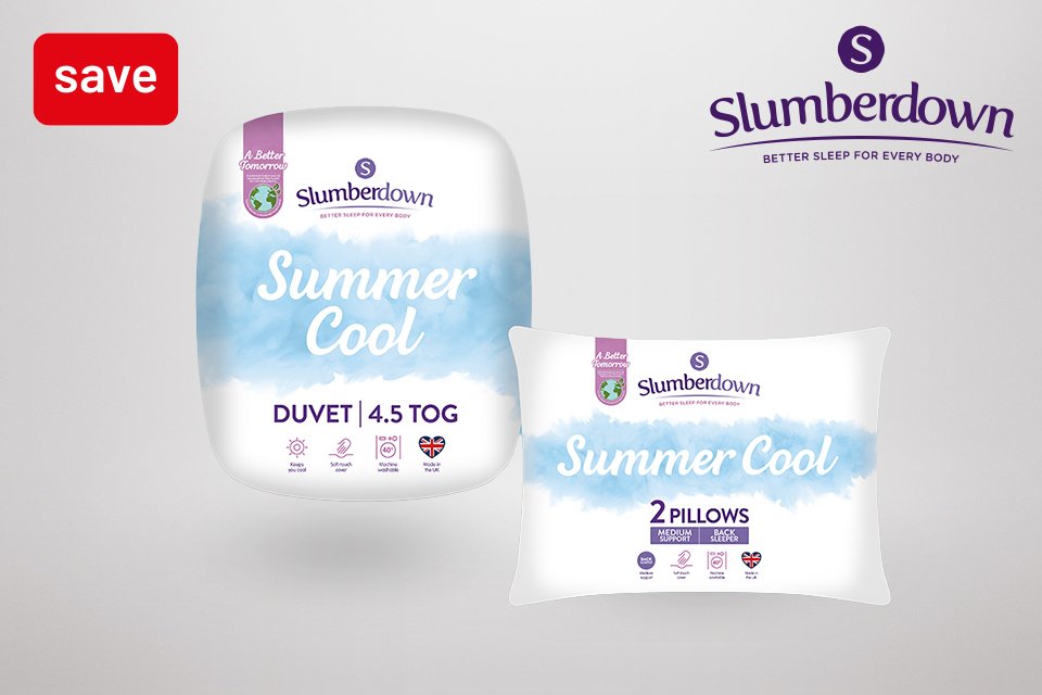Save 25% on selected Slumberdown this Big Red.