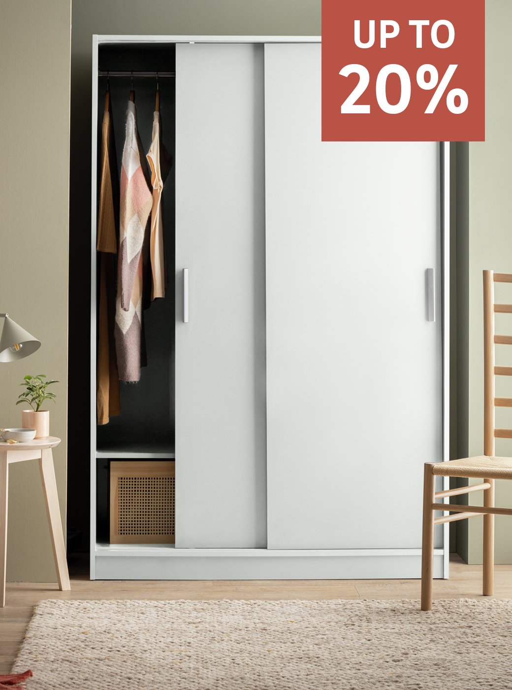 Save up to 20% on selected bedroom furniture. Shop now.